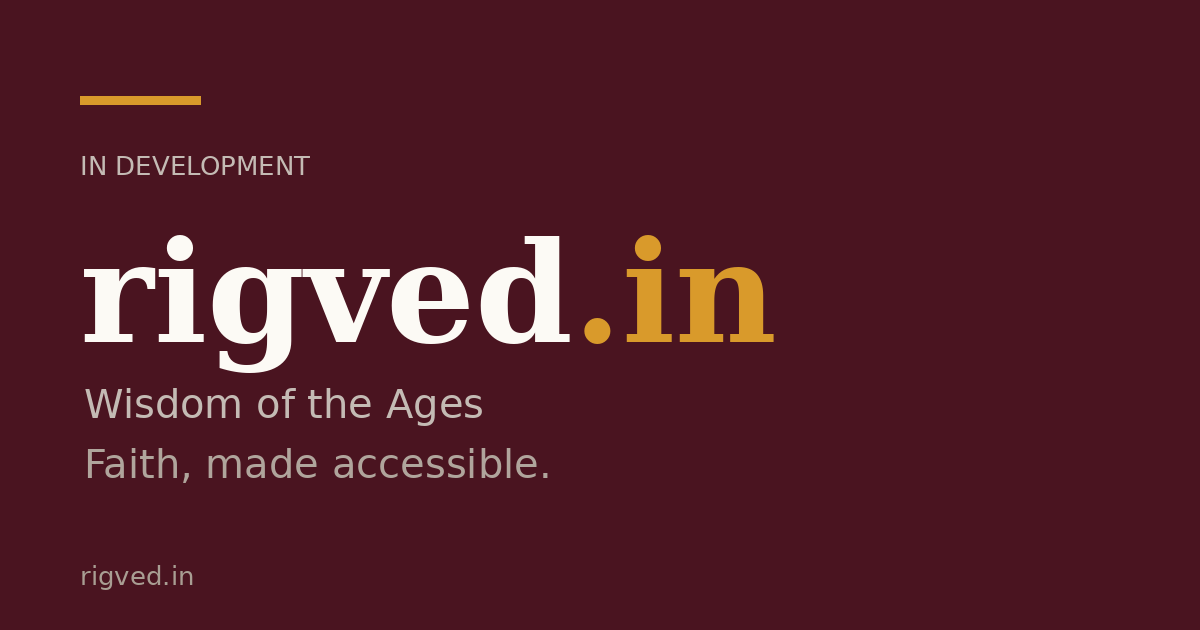 Link preview image for rigved.in